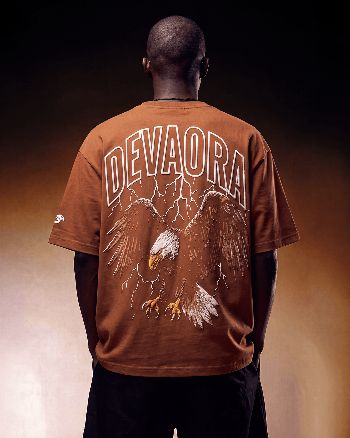 BROWN THUNDER HAWK T-SHIRT - DEVAORA