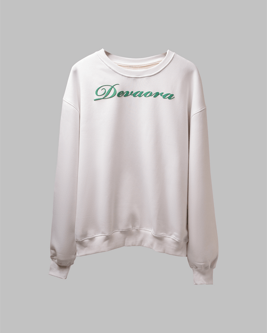 IVORY WHITE CROC ELITE SWEATSHIRT – JUNGLE EDITION - DEVAORA