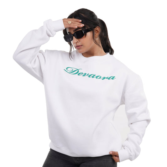 IVORY WHITE CROC ELITE SWEATSHIRT – JUNGLE EDITION - DEVAORA