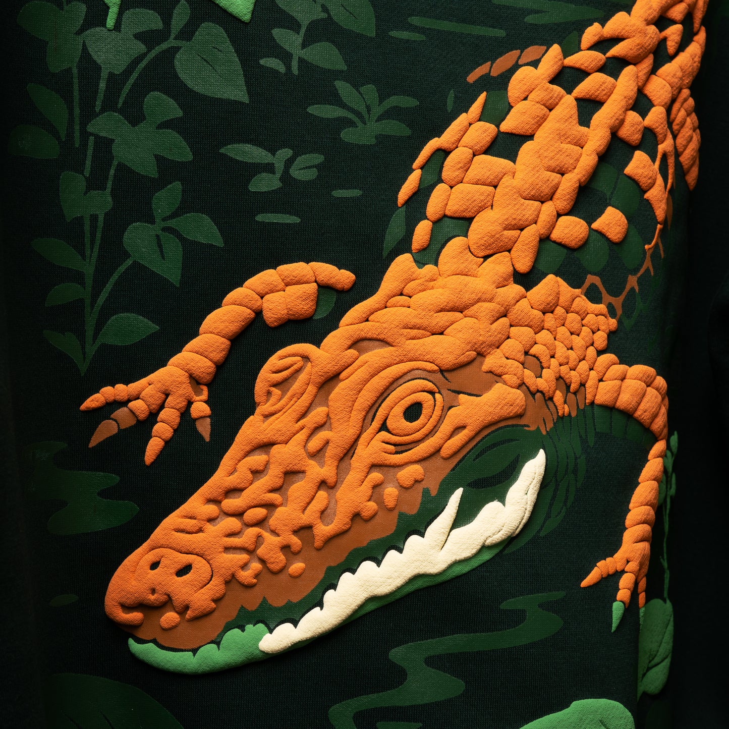 HUNTER GREEN CROC ELITE SWEATSHIRT — JUNGLE EDITION