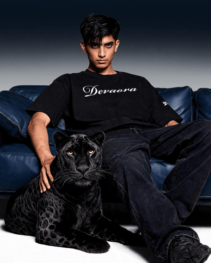 BLACK BEAST GRAPHIC T-SHIRT - DEVAORA
