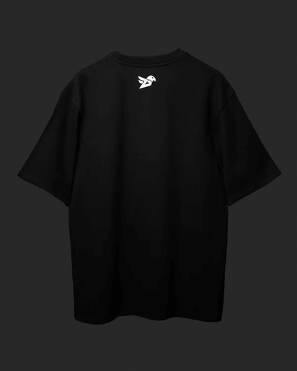 BLACK STANDARD OVERSIZED T-SHIRT - DEVAORA
