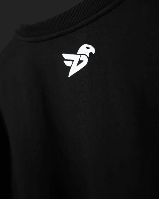 BLACK STANDARD OVERSIZED T-SHIRT - DEVAORA