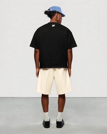 BLACK STANDARD OVERSIZED T-SHIRT - DEVAORA