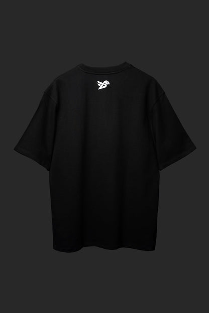 BLACK STANDARD OVERSIZED T - SHIRT - DEVAORA