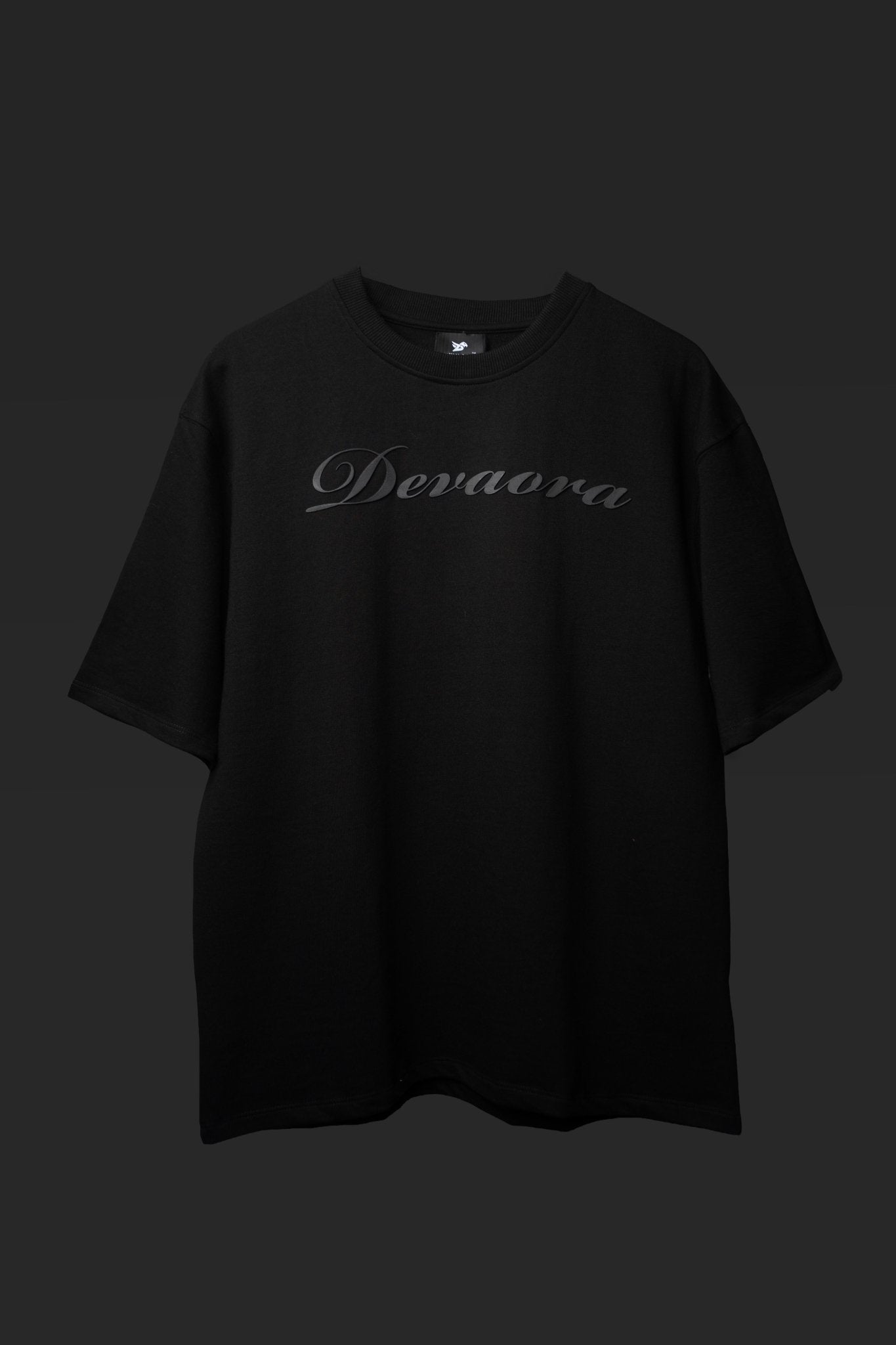 BLACK STANDARD OVERSIZED T - SHIRT - DEVAORA