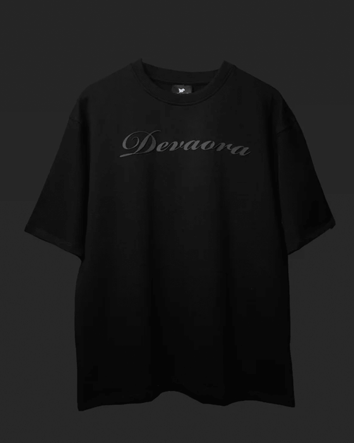 BLACK STANDARD OVERSIZED T-SHIRT - DEVAORA