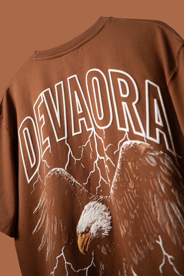 BROWN THUNDER HAWK T - SHIRT - DEVAORA