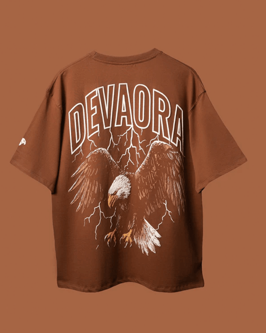 BROWN THUNDER HAWK T-SHIRT - DEVAORA