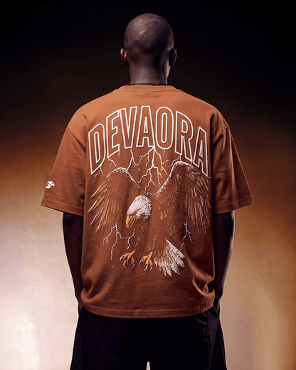BROWN THUNDER HAWK T-SHIRT - DEVAORA