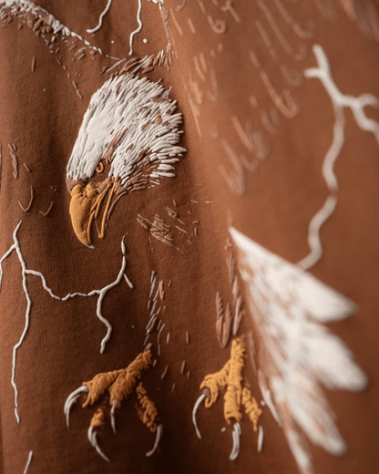 BROWN THUNDER HAWK T-SHIRT - DEVAORA