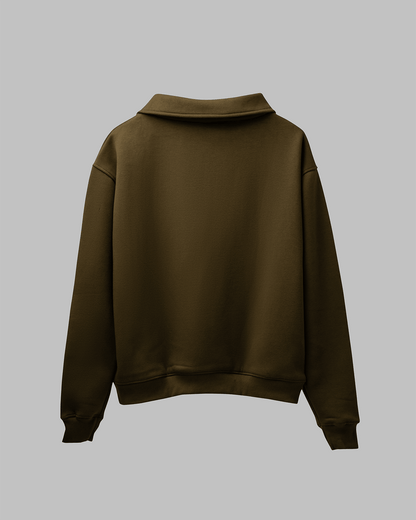 CORE ZIP SWEATSHIRT — MILITARY GREEN EDITION - DEVAORA