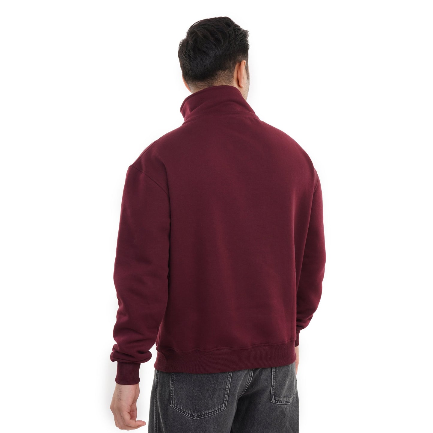CORE ZIP SWEATSHIRT — OXBLOOD EDITION - DEVAORA