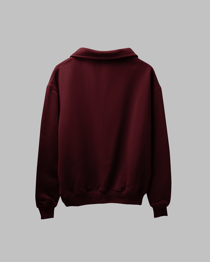 CORE ZIP SWEATSHIRT — OXBLOOD EDITION - DEVAORA