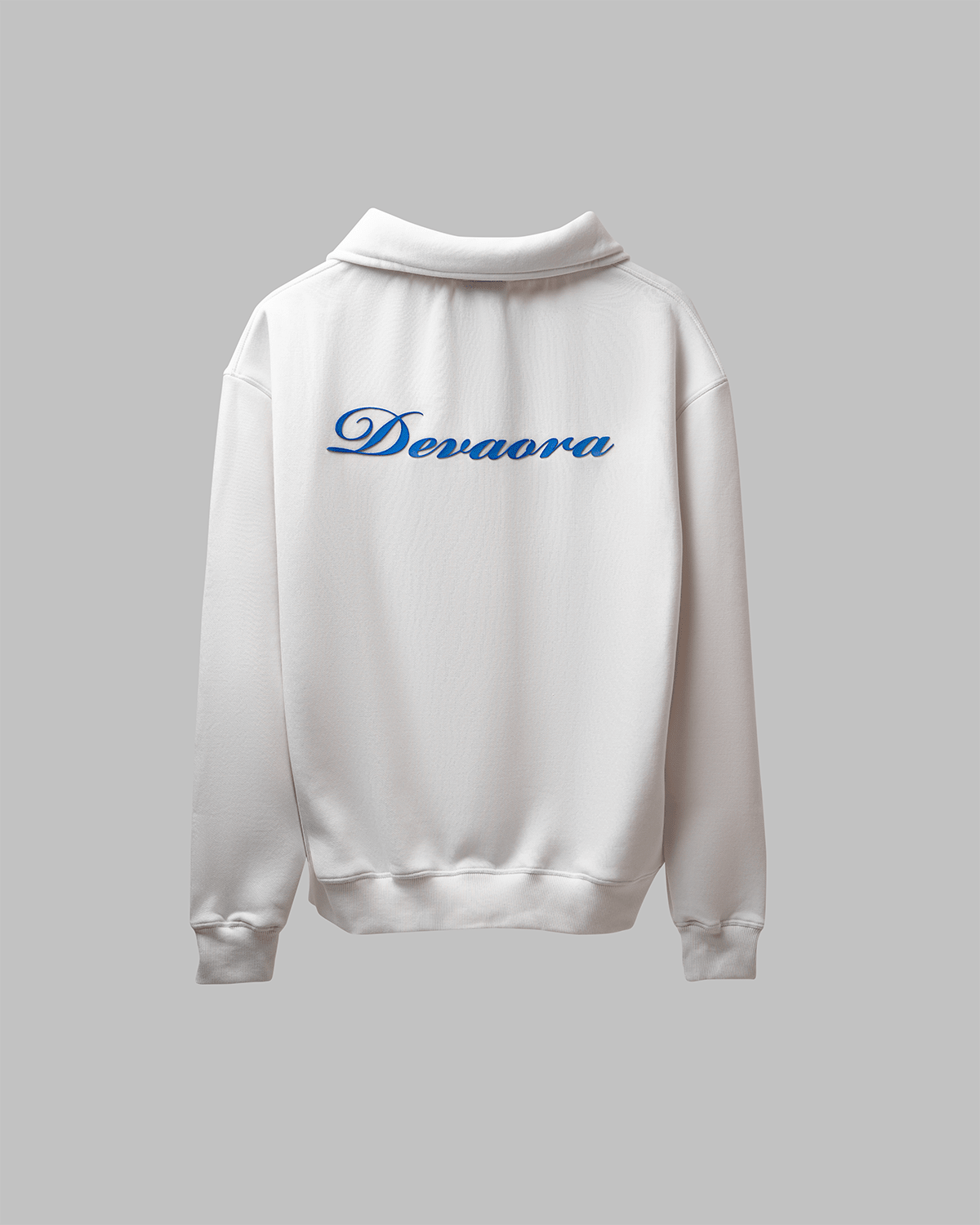CORE ZIP SWEATSHIRT - WHITE EDITION - DEVAORA