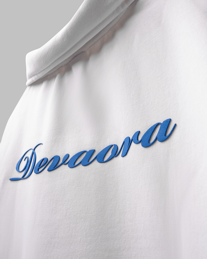 CORE ZIP SWEATSHIRT - WHITE EDITION - DEVAORA