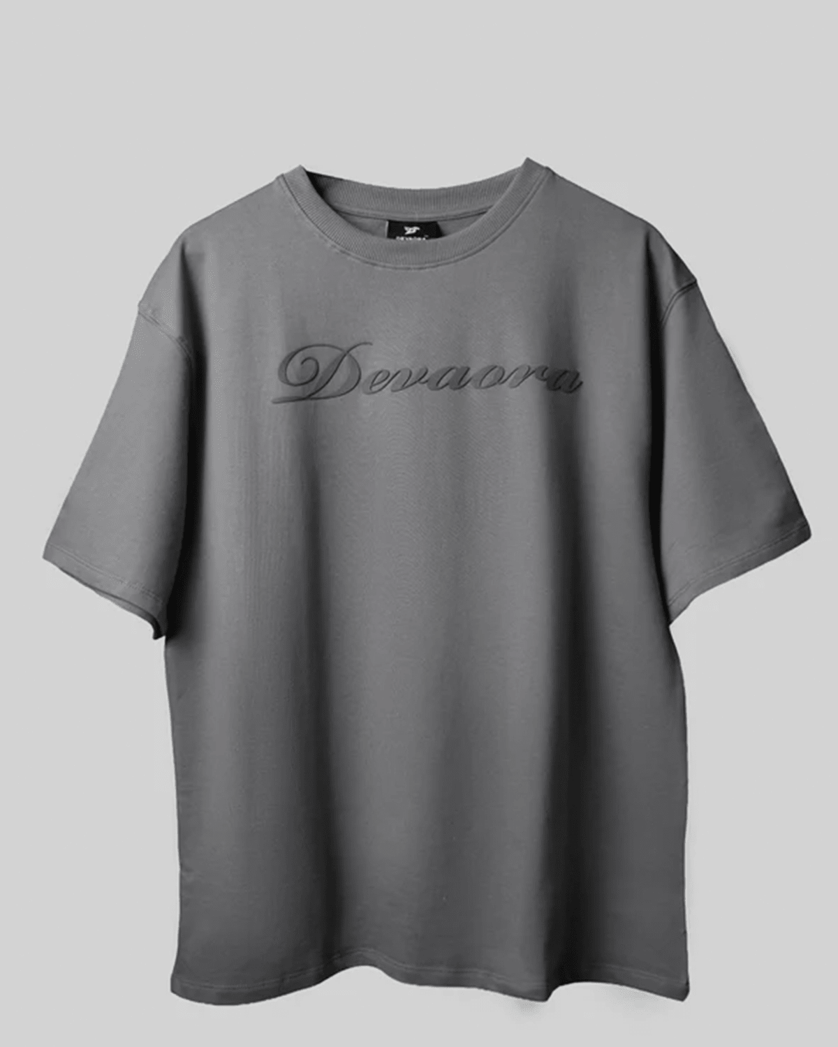 GREY STANDARD OVERSIZED T-SHIRT - DEVAORA
