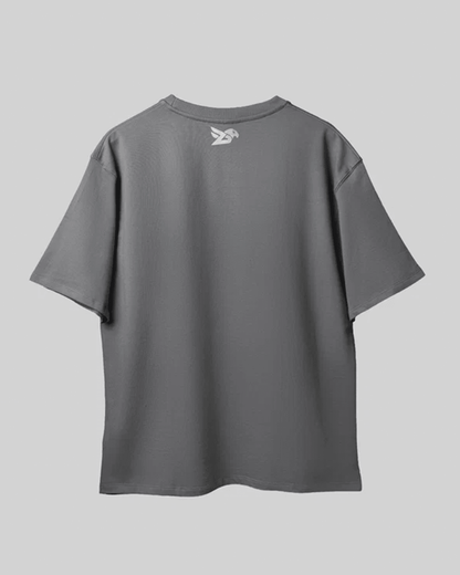 GREY STANDARD OVERSIZED T-SHIRT - DEVAORA