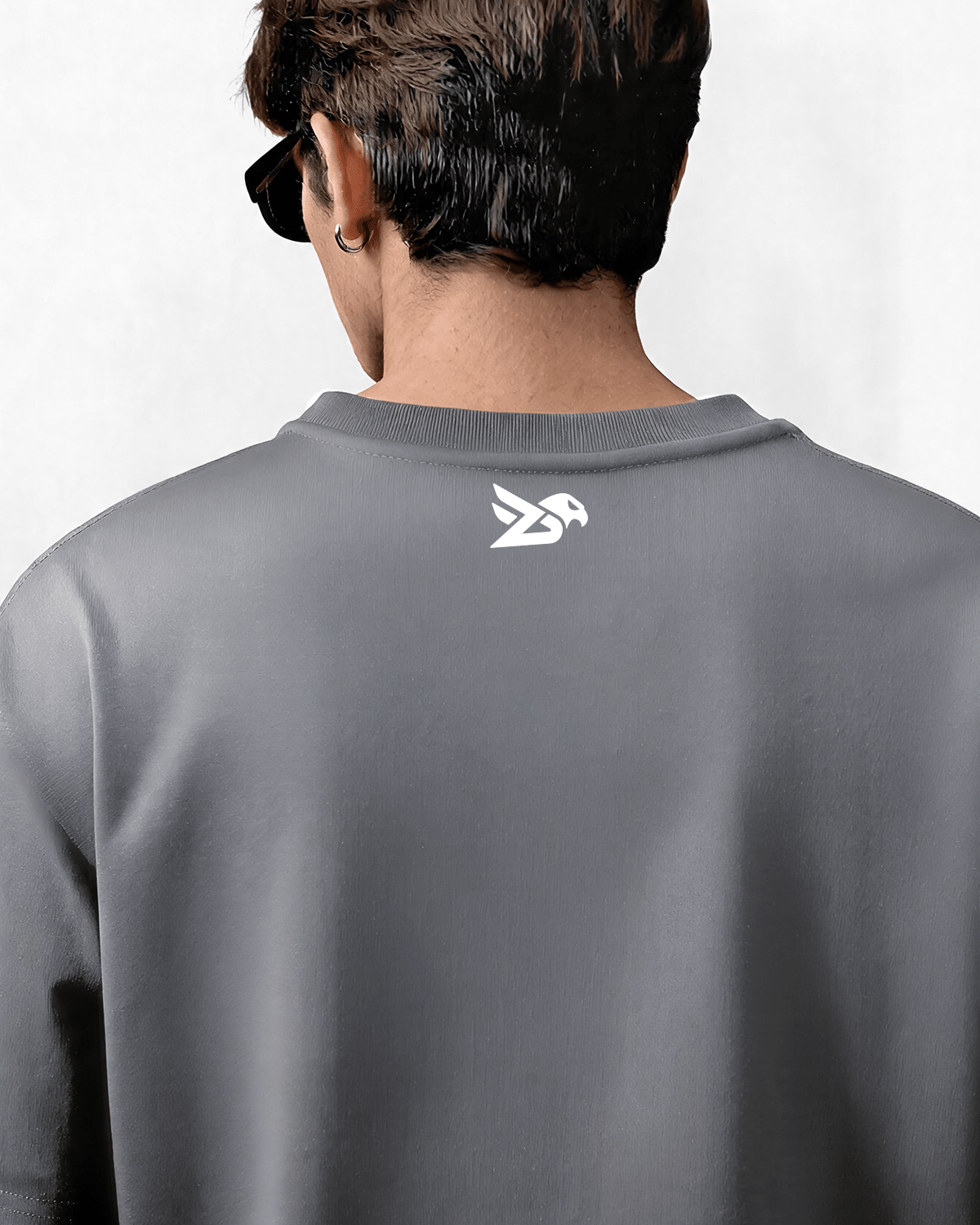 GREY STANDARD OVERSIZED T-SHIRT - DEVAORA