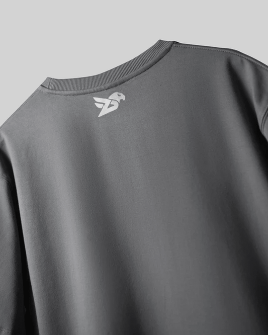 GREY STANDARD OVERSIZED T-SHIRT - DEVAORA
