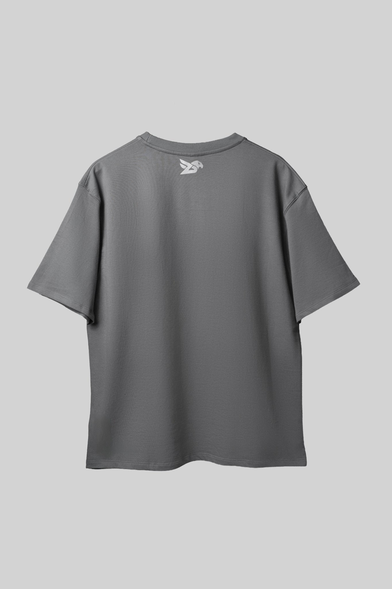 GREY STANDARD OVERSIZED T - SHIRT - DEVAORA
