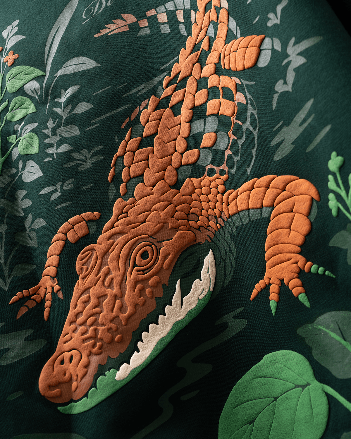 HUNTER GREEN CROC ELITE SWEATSHIRT — JUNGLE EDITION - DEVAORA