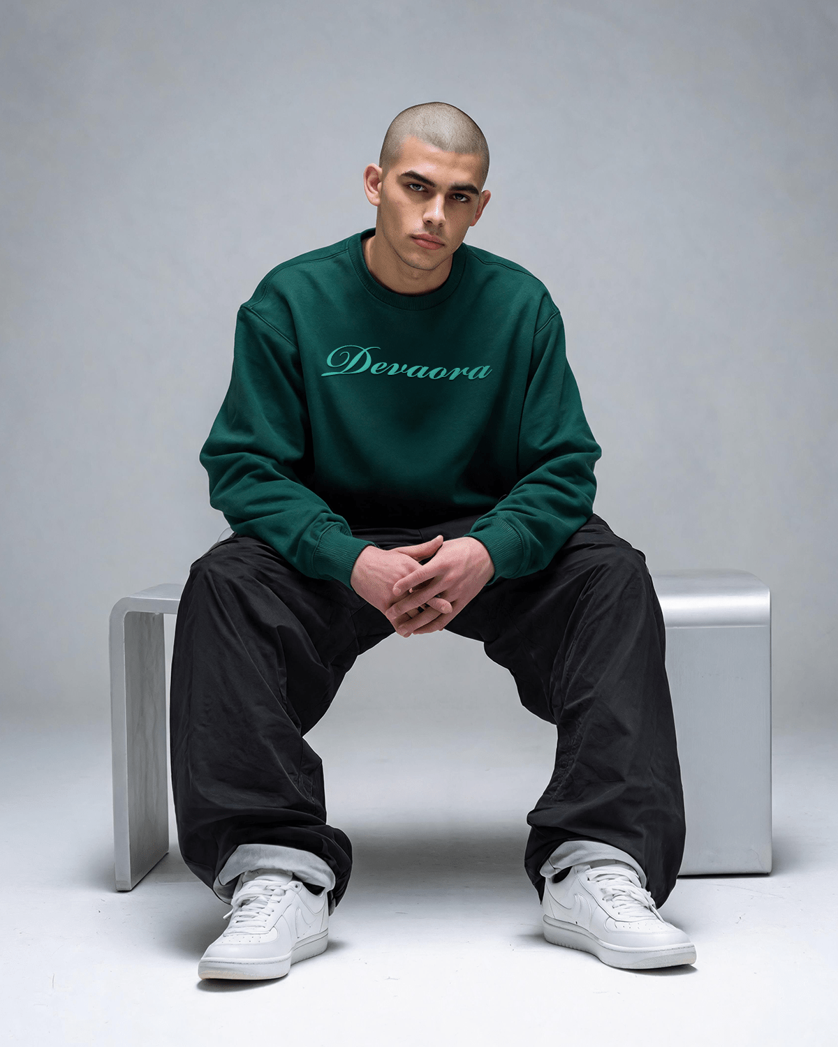 HUNTER GREEN CROC ELITE SWEATSHIRT — JUNGLE EDITION - DEVAORA
