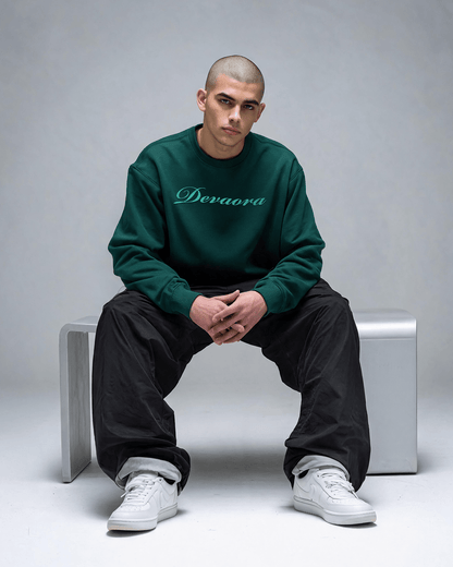 HUNTER GREEN CROC ELITE SWEATSHIRT — JUNGLE EDITION - DEVAORA