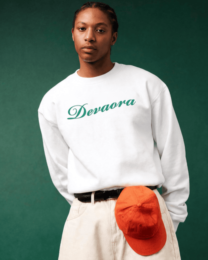 IVORY WHITE CROC ELITE SWEATSHIRT – JUNGLE EDITION - DEVAORA