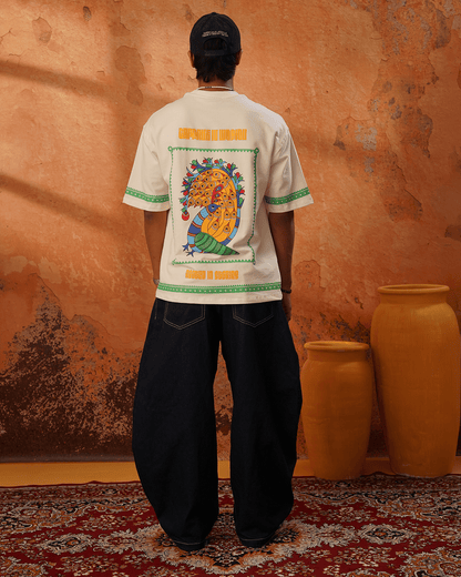 MADHUBANI PRIMAL T-SHIRT - DEVAORA