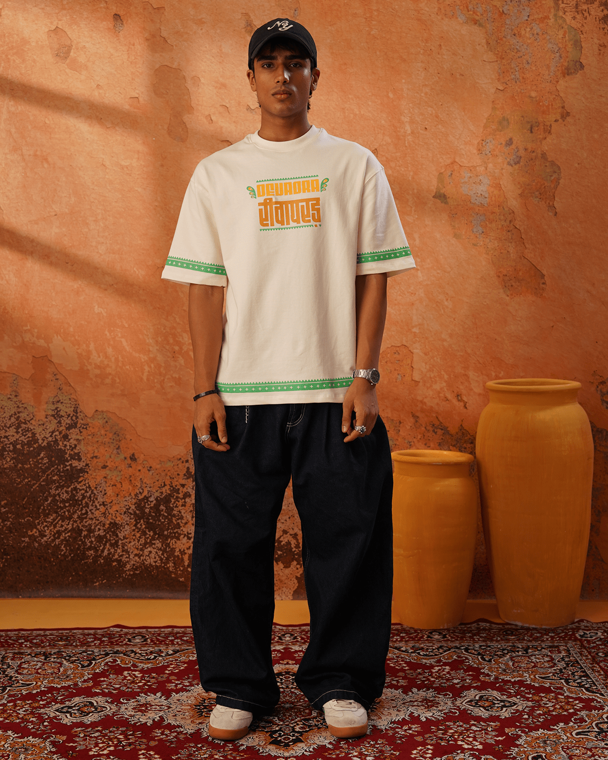 MADHUBANI PRIMAL T-SHIRT - DEVAORA