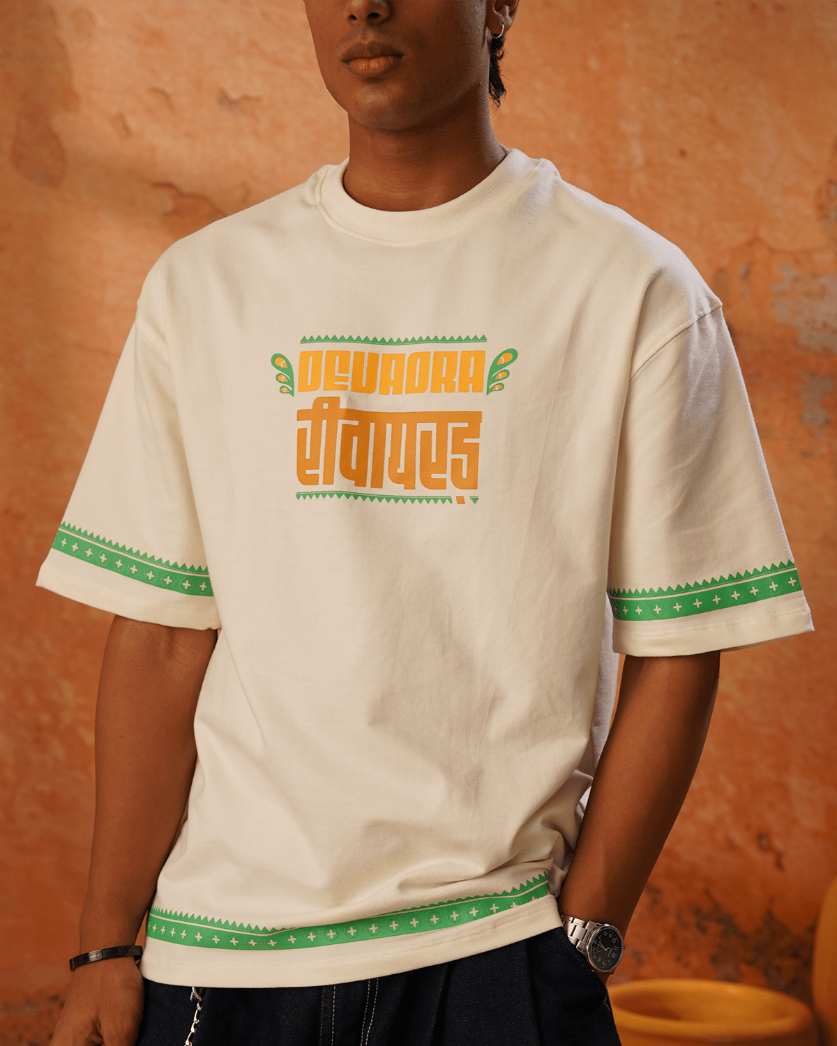 MADHUBANI PRIMAL T-SHIRT - DEVAORA