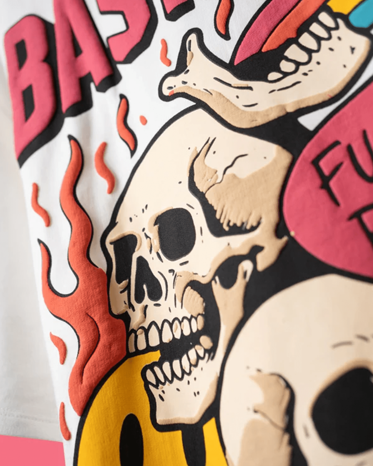 OFF WHITE BASTARDS SKULL T-SHIRT - DEVAORA