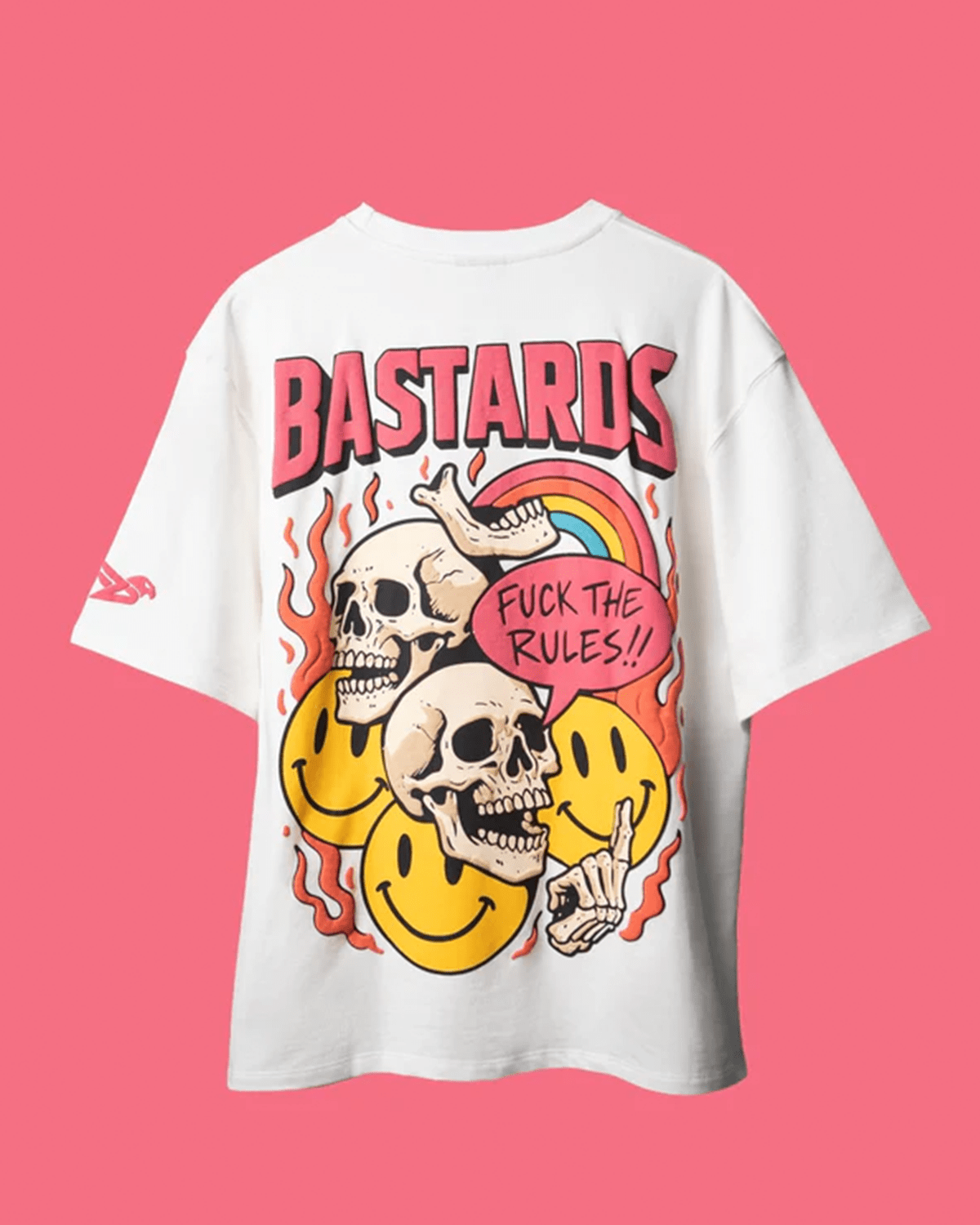 OFF WHITE BASTARDS SKULL T-SHIRT - DEVAORA