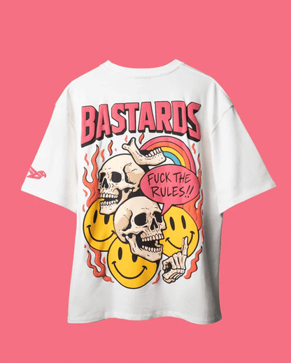 OFF WHITE BASTARDS SKULL T-SHIRT - DEVAORA