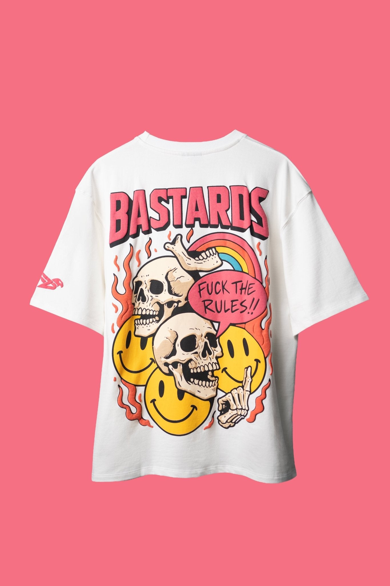 OFF WHITE BASTARDS SKULL T - SHIRT - DEVAORA