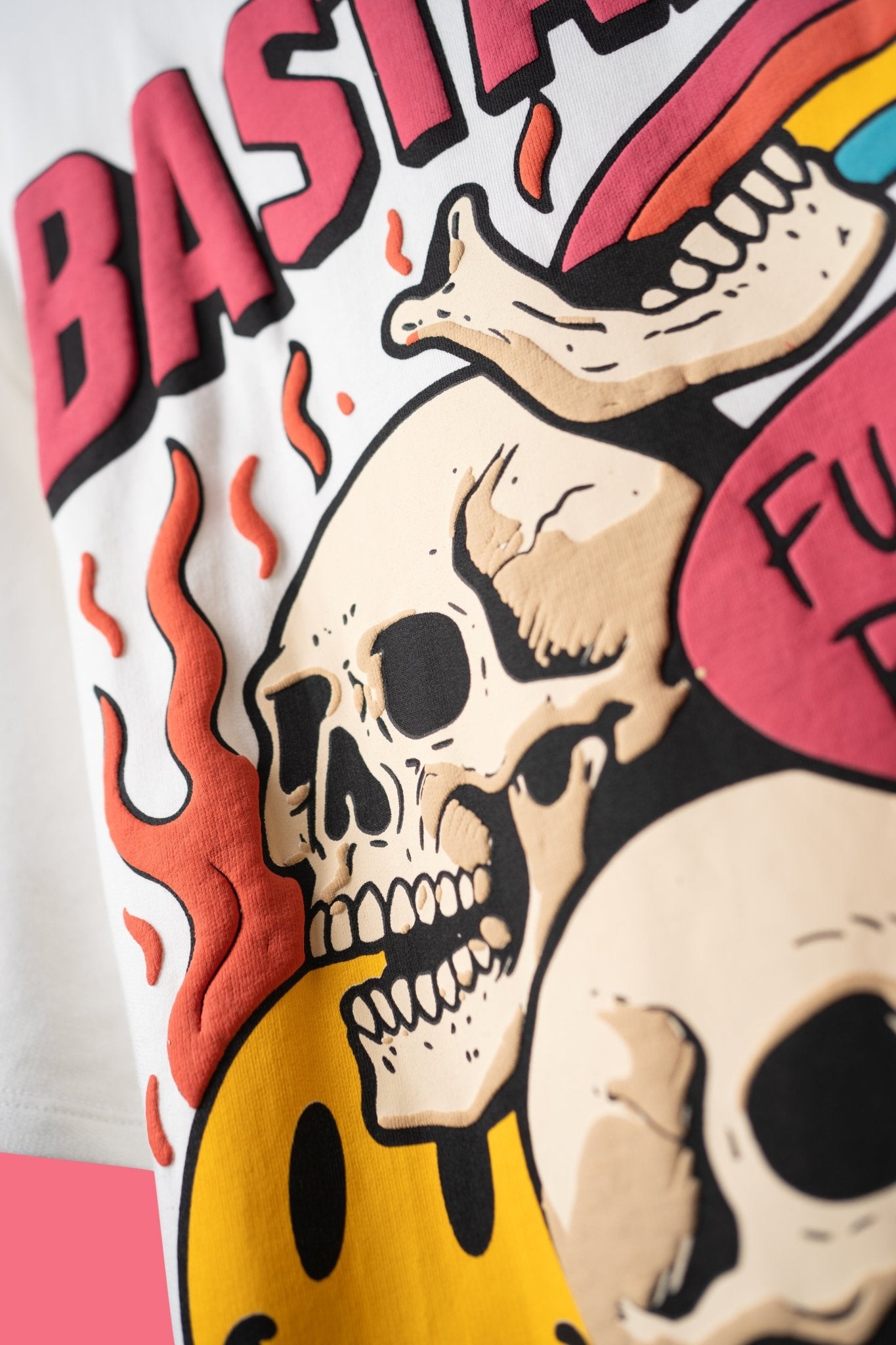OFF WHITE BASTARDS SKULL T - SHIRT - DEVAORA