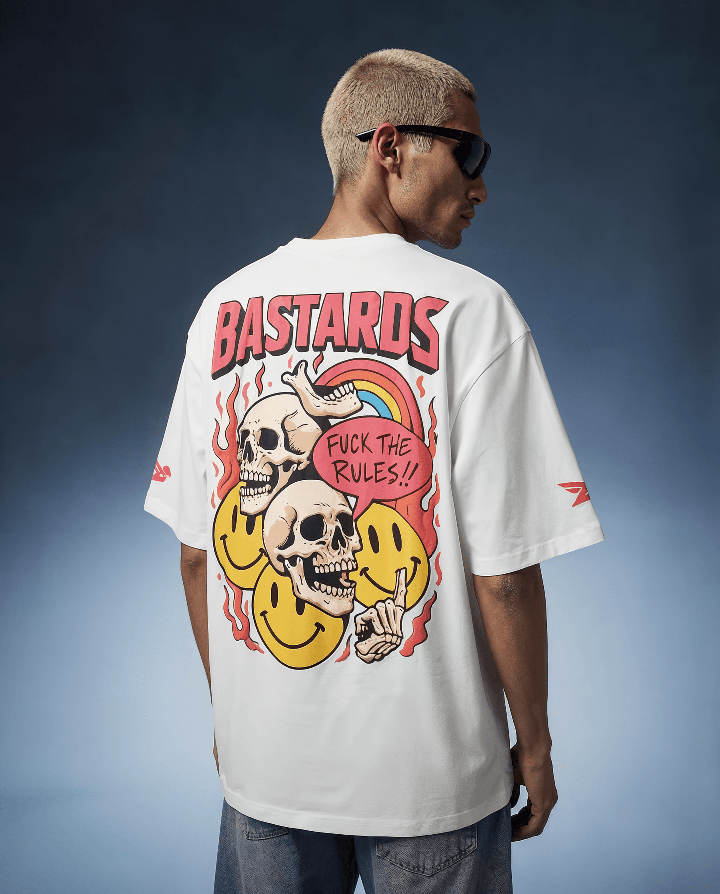 OFF WHITE BASTARDS SKULL T-SHIRT - DEVAORA