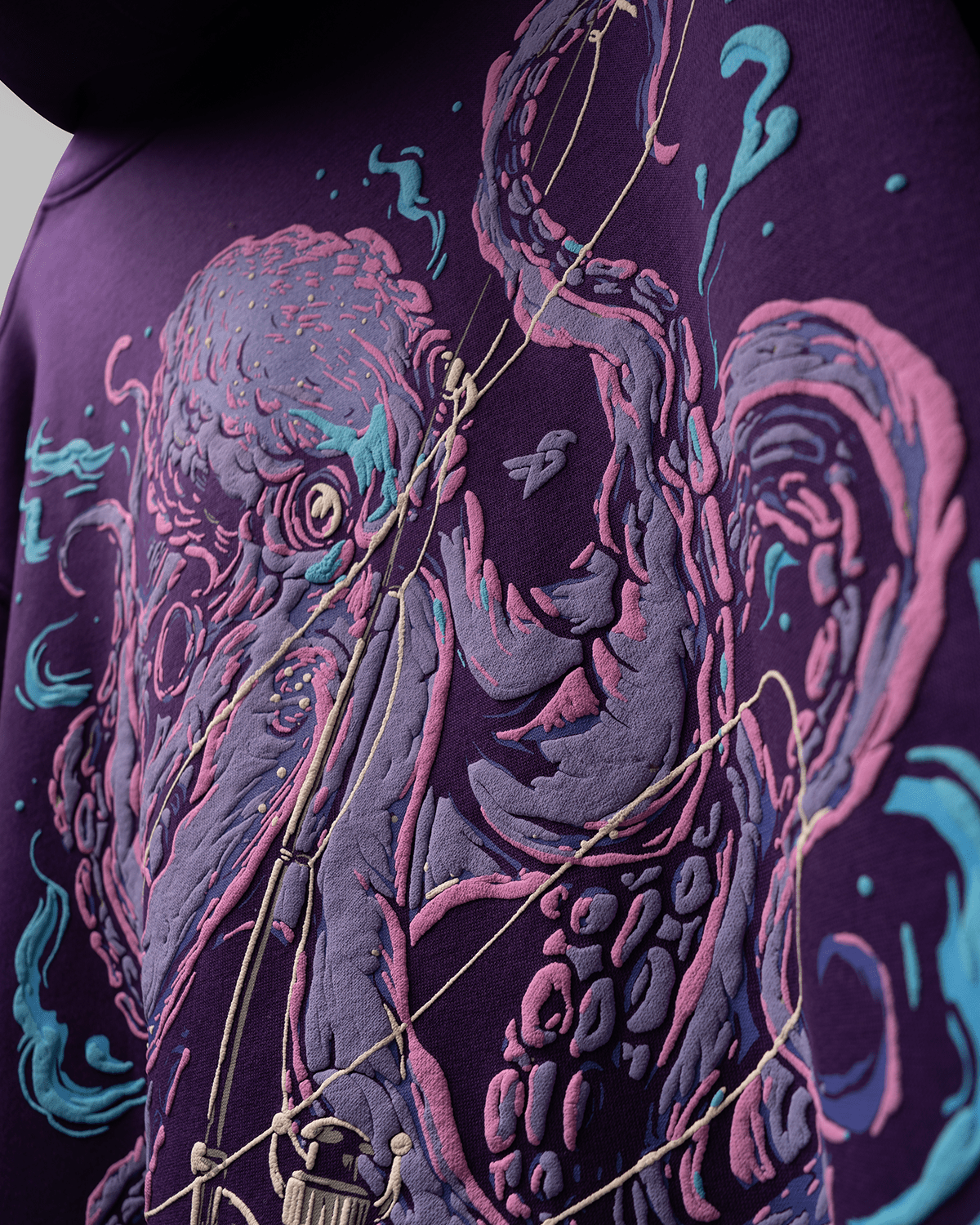 PLUM POPPINS OCTO HOODIE - DEVAORA