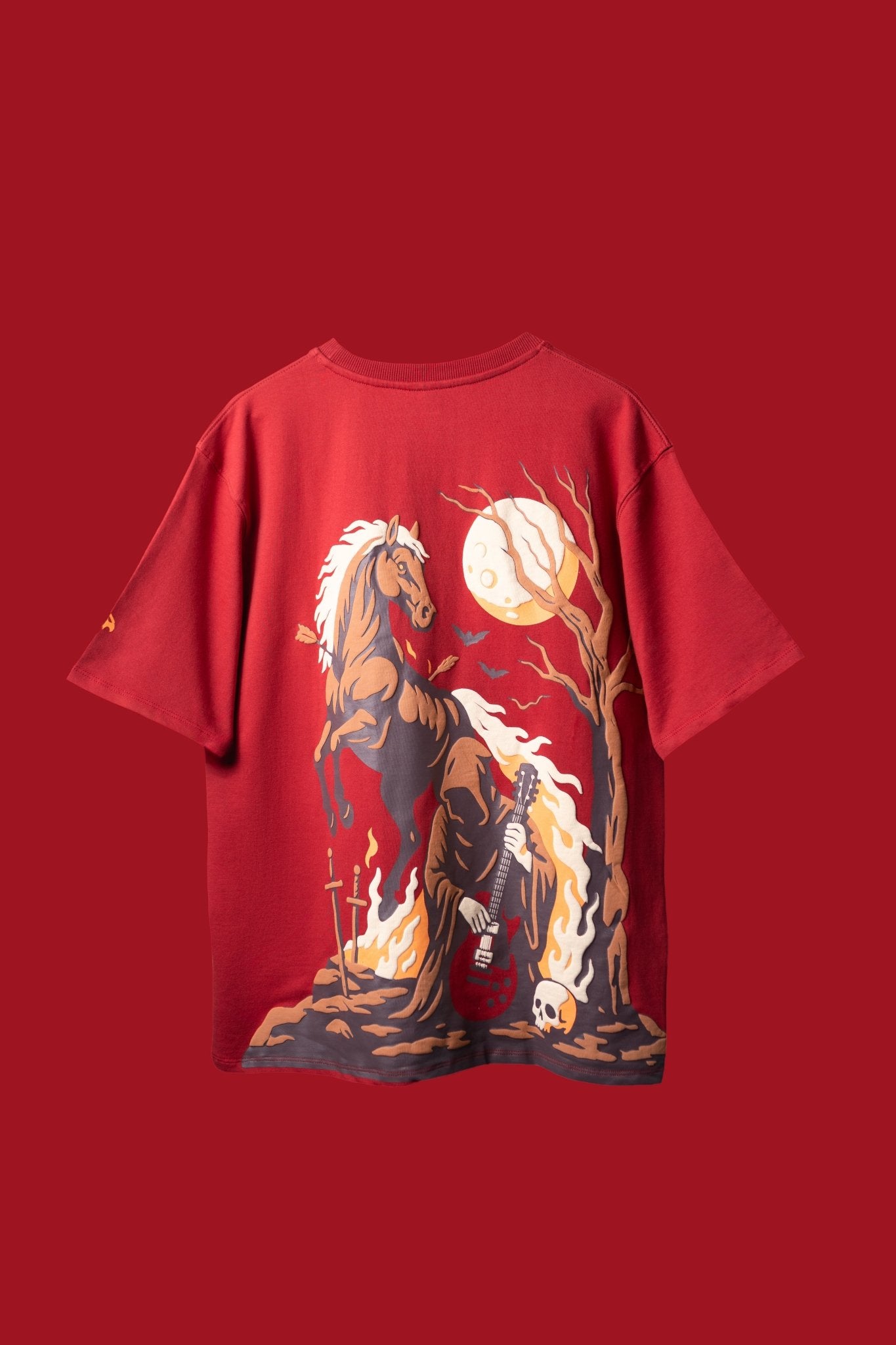RED MOONFIRE HORSE T - SHIRT - DEVAORA